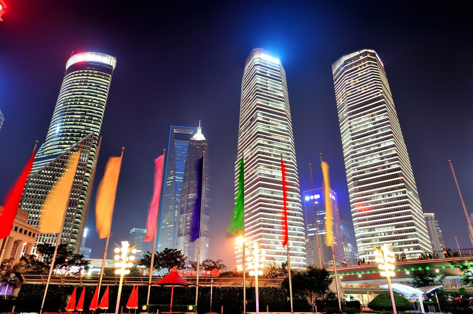 Shanghai urban skyscrapers